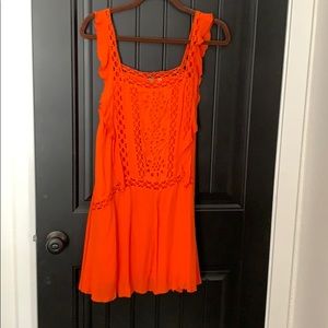 FREE PEOPLE ruffle dress